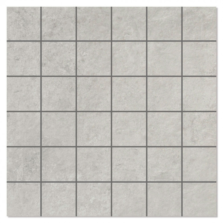 Mosaik Klinker Zeed Grå  Matt 30x30 (5x5) cm-0